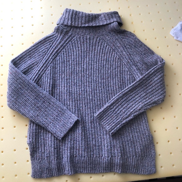 Madewell Color Flecked Ribbed Turtleneck Sweater - Picture 6 of 8